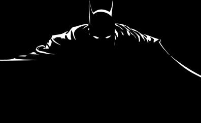 Minimal, dark, batman, superhero, dc comics