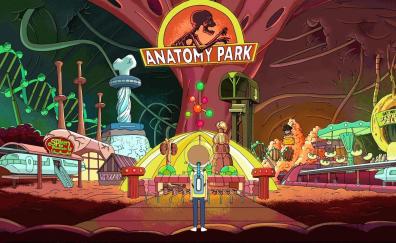 TV show, Rick and Morty, anatomy park