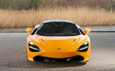 Yellow, McLaren 720S, front