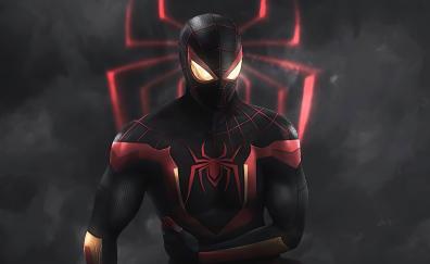 Spider-man, 2020, dark-red suit