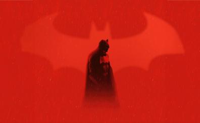 2023, batman movie, minimal and red