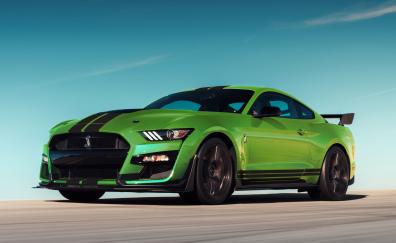 Green, Ford Mustang Shelby GT500