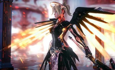 2021, game, Mercy character, video game