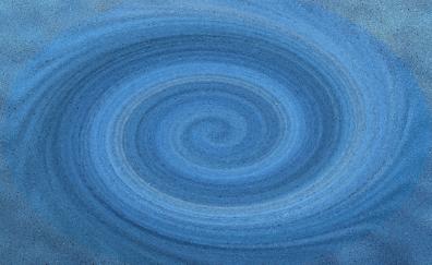 Swirl, abstract, blue