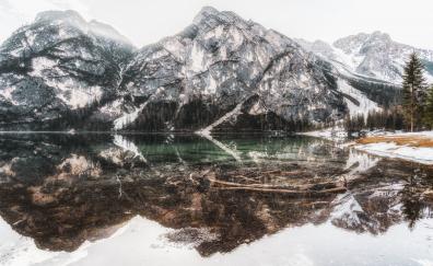 Lake, nature, reflections, beautiful, mountains