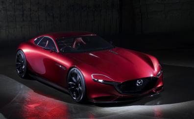 Red Mazda RX-Vision Concept, car