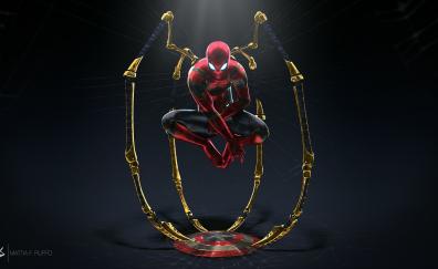 Minimal, iron-spider, shield, 2019