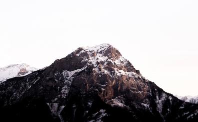 Cliff, rocky mountain, peak, nature
