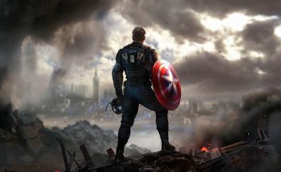 Captain America, marvel's avengers, First Avenger