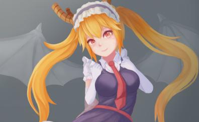 Cute maid, Tohru, art
