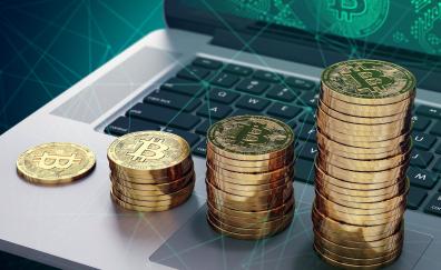 Crypto coins, Bitcoin, tech