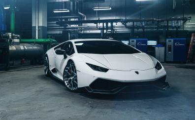 White, sport, Lamborghini Huracan
