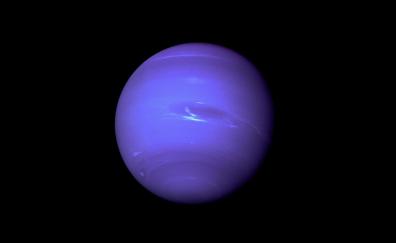 Purple planet, telescopic view