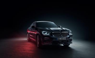BMW Alpina XD4, black, motor show, 2018