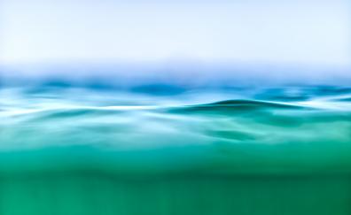 Water surface, blur, nature
