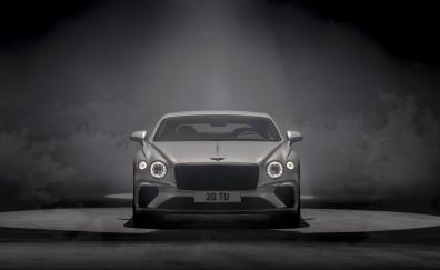 Bentley Continental GT speed, 2021, white car