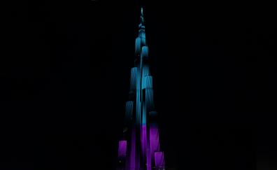 Burj khalifa, building, Dubai, minimal