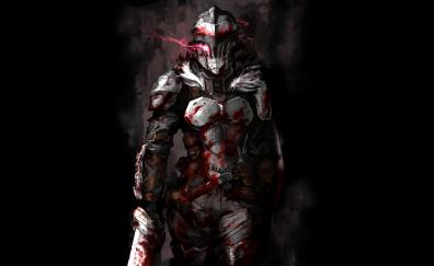Wounded, Goblin Slayer, warrior, artwork