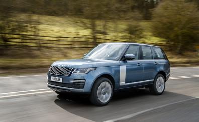 2018 car, Range Rover autobiography, luxury suv, on road