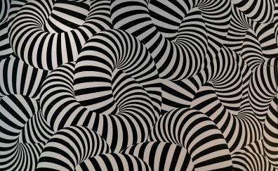 Illusion, stripes, twisting, abstraction