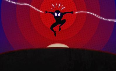 Spider-verse, animated movie, kingpin, art