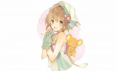 Cute, artwork, Sakura Kinomoto, anime girl