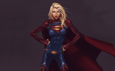 Kryptonian, supergirl, artwork