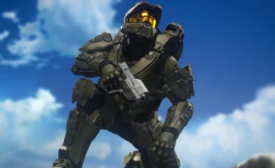 Master Chief, Halo, video game, soldier