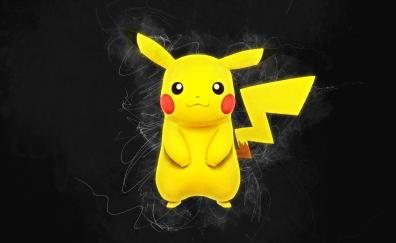 Pikachu, Pokémon, artwork, anime