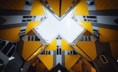 Buildings, architecture, yellow