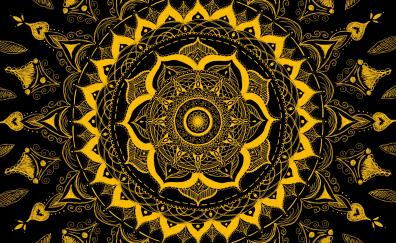 Mandala, flower pattern, abstraction
