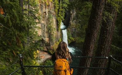Relax, exploration, outdoor, waterfall, nature