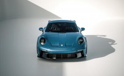Speed Demon Blue Porsche 918, sports car