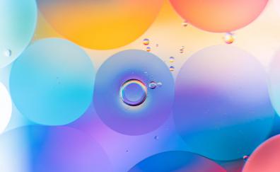 Colorful, bubbles, texture, abstract