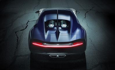 Bugatti Chiron Sport, tail lights, sports car