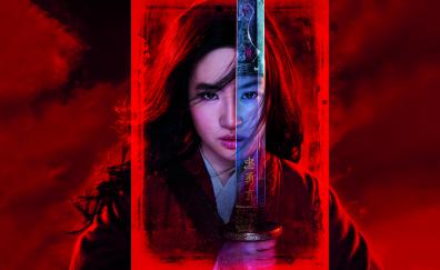 Mulan, Liu Yifei, Disney movie, warrior