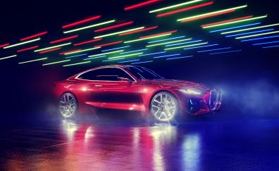 BMW Concept 4, luxurious car, 2019