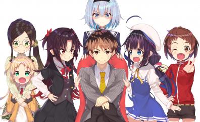 Anime, Ryuuou no Oshigoto!, all characters