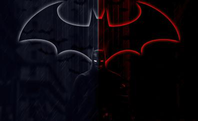 Batman, superhero, dark, artwork, 2020