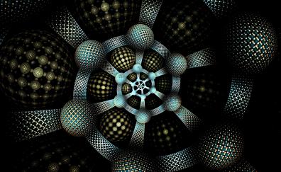 Dark pattern, fractal, pattern, swirl