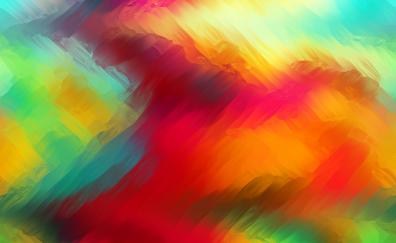 Colorful, blurred, digital art