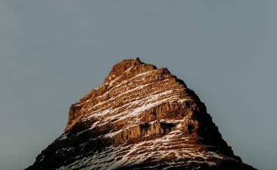 Kirkjufell, mountain, peak