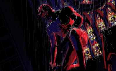 The daredevil, hells is here, art