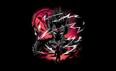 Ultra Instinct, dark, Vegeta, dragon ball super