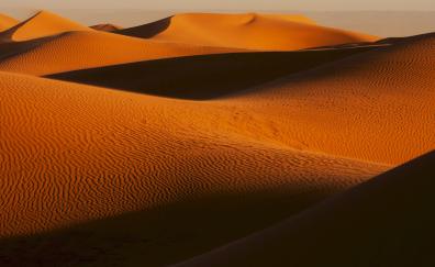 Dunes, sand, landscape, nature, desert