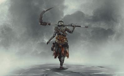 Ashen, warrior, video game