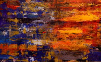 Paint, canvas, texture, colorful, abstract