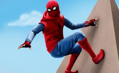 Spider-Man: Homecoming, movie, homemade suit, artwork