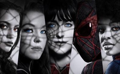Madame Web's all Character, posters of all girls, movie, 2024