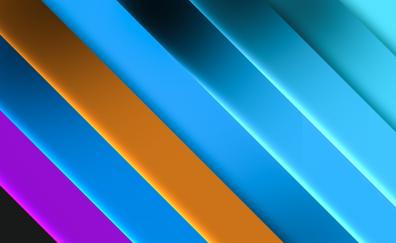Colorful diagonal stripes, abstract, palettes